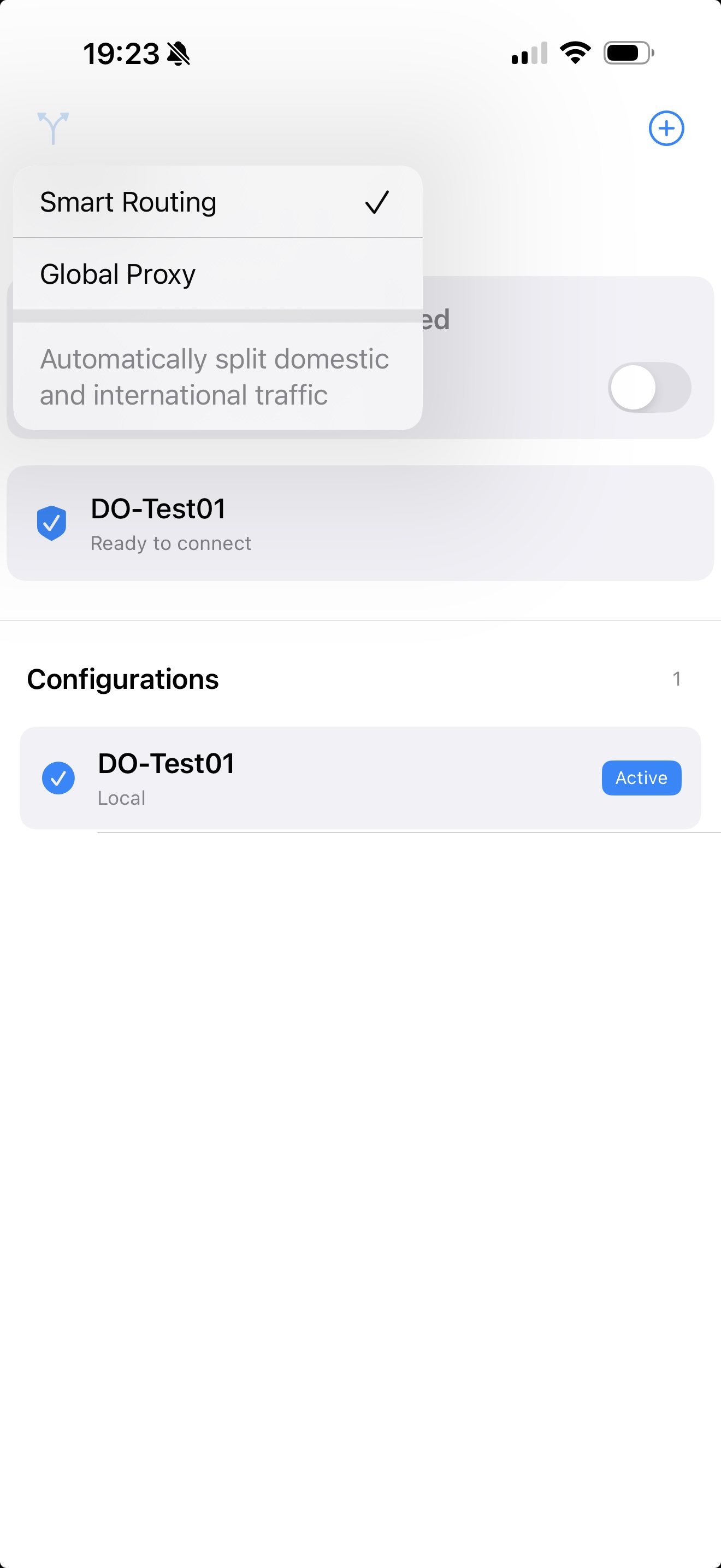 OTun-M smart routing